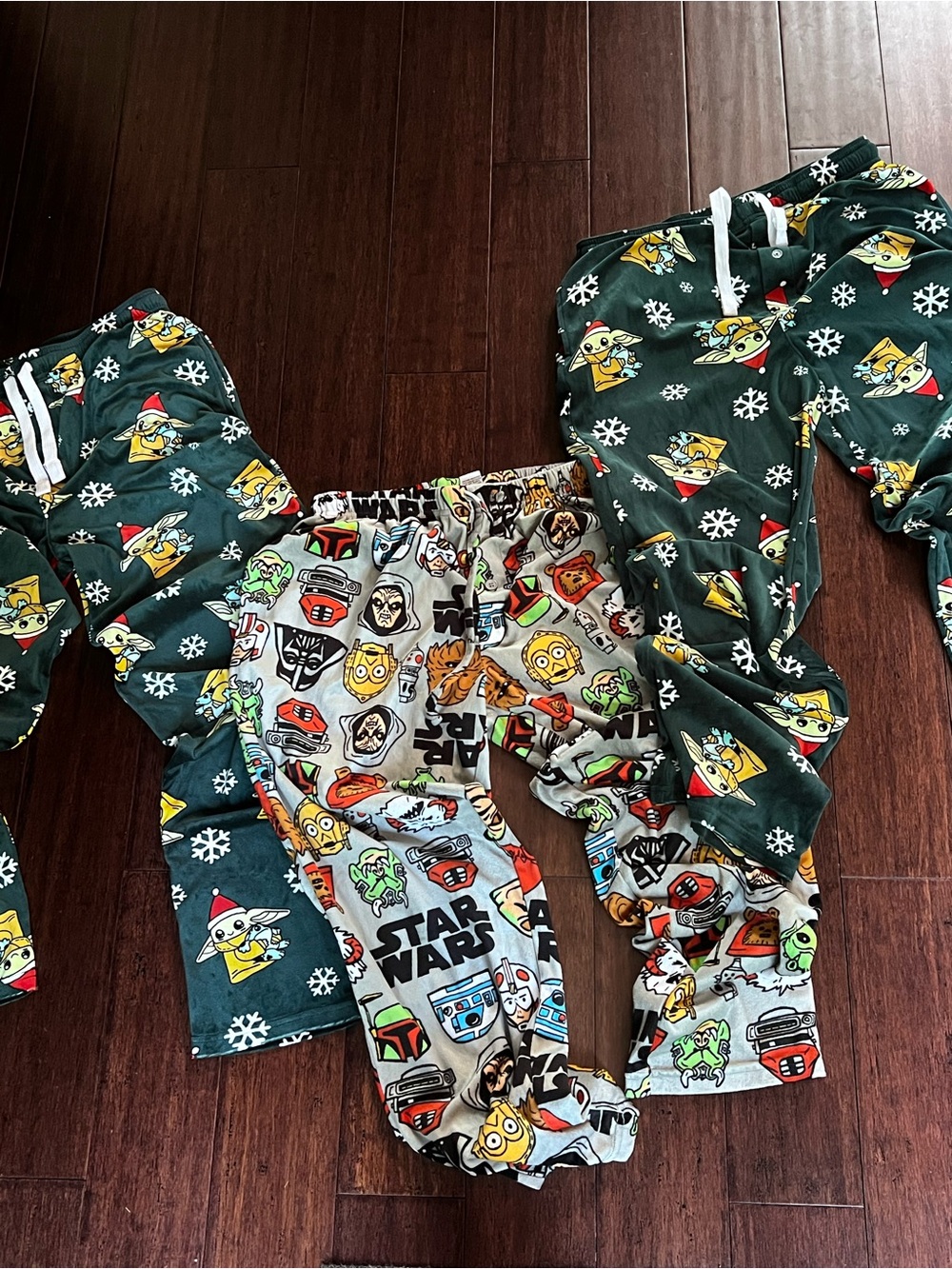 Star Wars Dark Green and Gray Holiday Pajama Pants